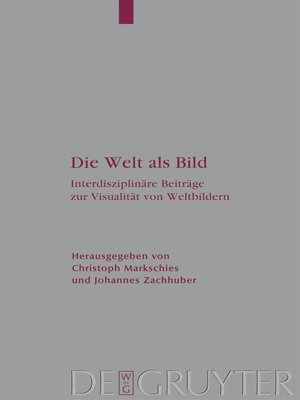 cover image of Die Welt als Bild